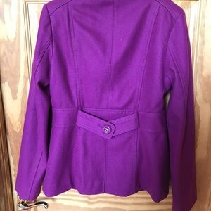 Purple Guess Pea Coat which is bright and fun!